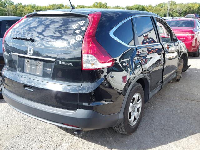 2HKRM3H31EH510721 - 2014 HONDA CR-V LX BLACK photo 4