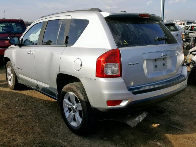 1J4NF1FBXBD235000 - 2011 JEEP COMPASS SP SILVER photo 3
