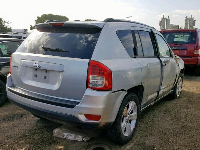 1J4NF1FBXBD235000 - 2011 JEEP COMPASS SP SILVER photo 4