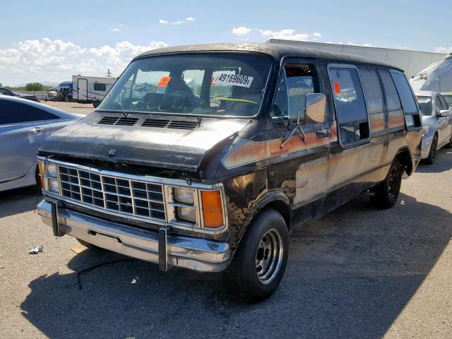 B21JE9K356036 - 1979 DODGE VAN TWO TONE photo 2