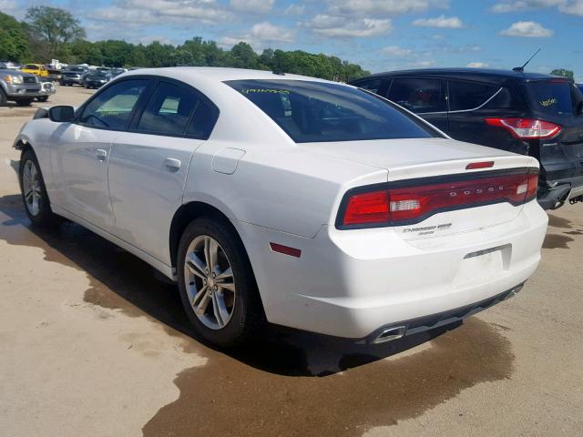 2C3CDXJG1DH584646 - 2013 DODGE CHARGER SX WHITE photo 3