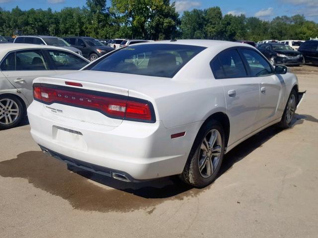 2C3CDXJG1DH584646 - 2013 DODGE CHARGER SX WHITE photo 4