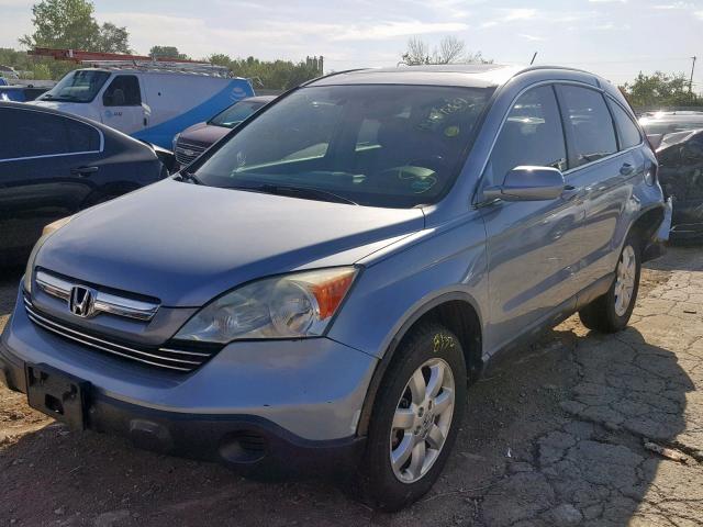 5J6RE48738L050767 - 2008 HONDA CR-V EXL SILVER photo 2