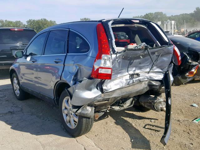 5J6RE48738L050767 - 2008 HONDA CR-V EXL SILVER photo 3