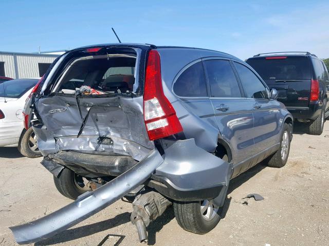 5J6RE48738L050767 - 2008 HONDA CR-V EXL SILVER photo 4