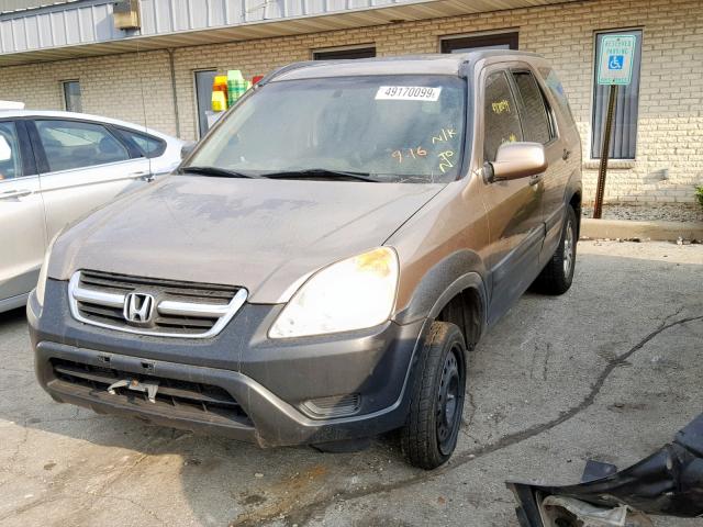 JHLRD788X3C040154 - 2003 HONDA CR-V EX GOLD photo 2