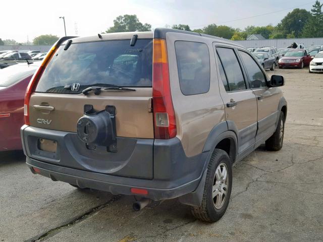 JHLRD788X3C040154 - 2003 HONDA CR-V EX GOLD photo 4