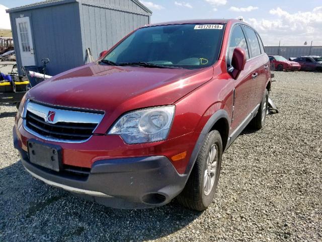 3GSCL33P38S687689 - 2008 SATURN VUE XE RED photo 2