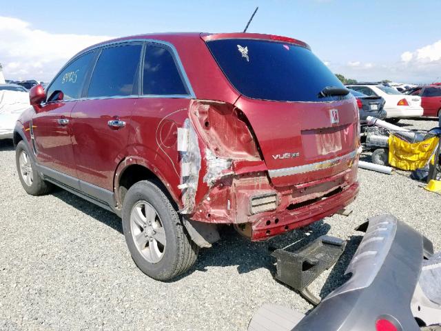 3GSCL33P38S687689 - 2008 SATURN VUE XE RED photo 3