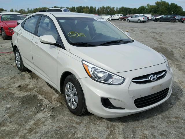 KMHCT4AEXGU099205 - 2016 HYUNDAI ACCENT SE WHITE photo 1