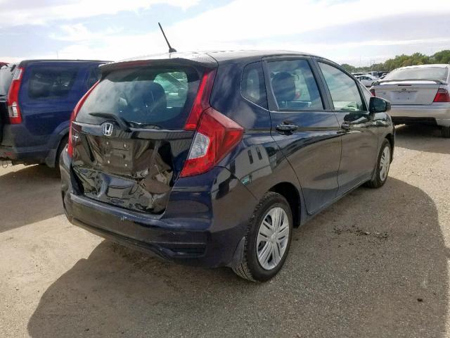 3HGGK5H46KM714732 - 2019 HONDA FIT LX BLACK photo 4