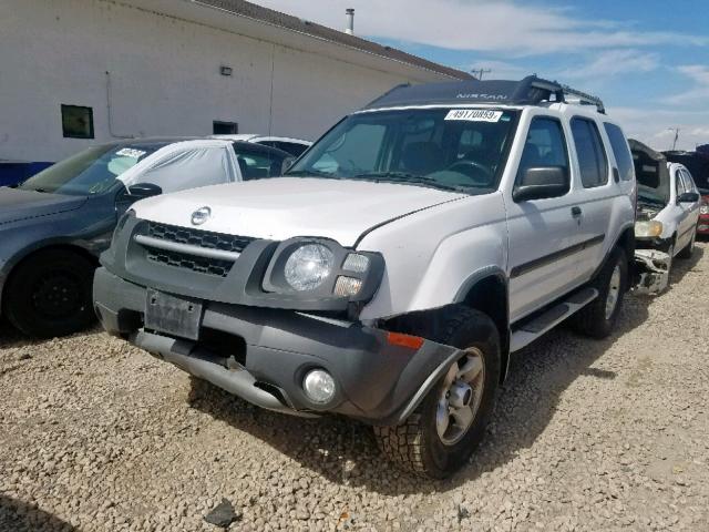 5N1ED28Y44C601055 - 2004 NISSAN XTERRA XE WHITE photo 2