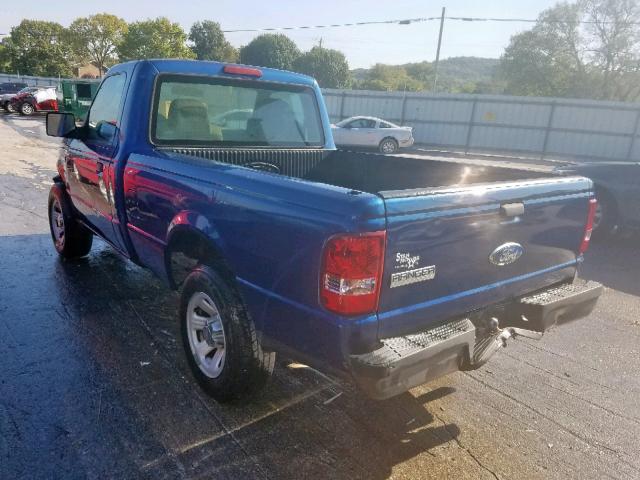 1FTYR10U58PA77242 - 2008 FORD RANGER BLUE photo 3