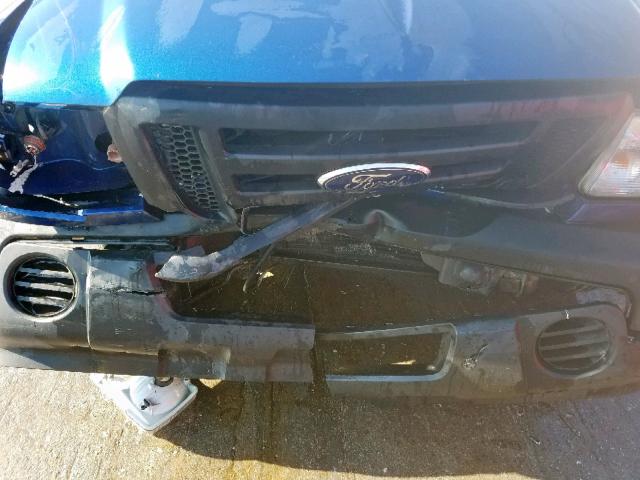 1FTYR10U58PA77242 - 2008 FORD RANGER BLUE photo 9