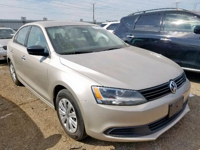 3VW1K7AJ4DM313437 - 2013 VOLKSWAGEN JETTA BASE 米色 照片 1