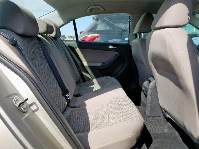 3VW1K7AJ4DM313437 - 2013 VOLKSWAGEN JETTA BASE 米色 照片 6