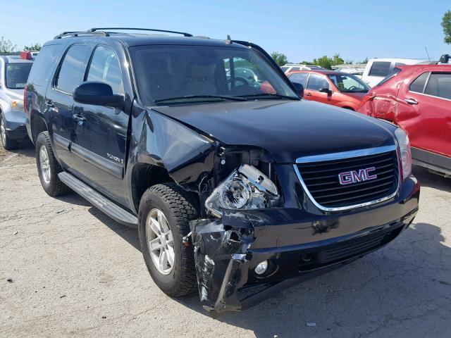 1GKFK13077R126971 - 2007 GMC YUKON BLACK photo 1