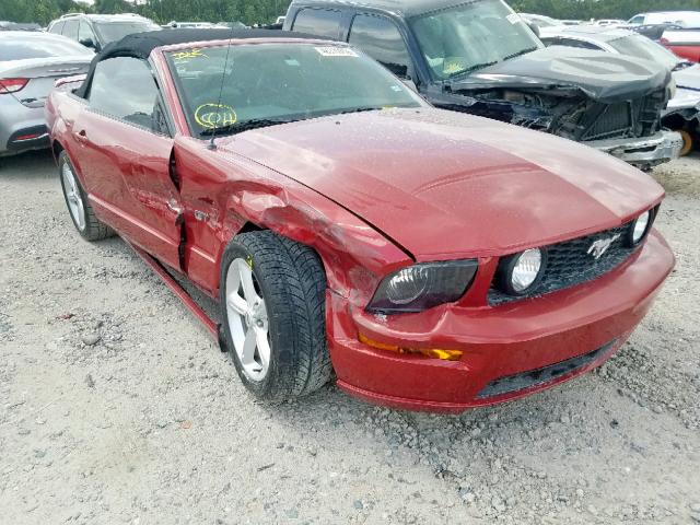 1ZVHT85H385136464 - 2008 FORD MUSTANG GT RED photo 1