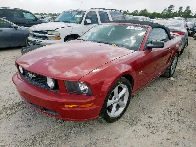 1ZVHT85H385136464 - 2008 FORD MUSTANG GT RED photo 2