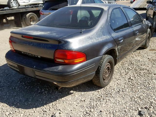 1B3EJ46X3WN125716 - 1998 DODGE STRATUS BLACK photo 4