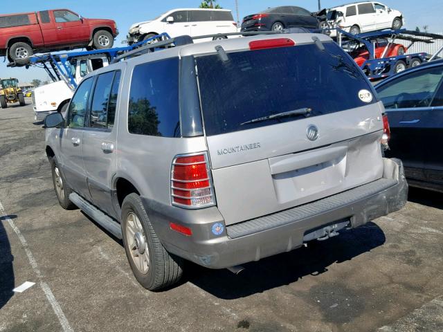 4M2ZU66W94ZJ10440 - 2004 MERCURY MOUNTAINEE GRAY photo 3