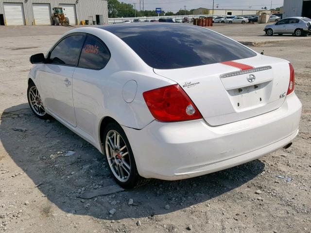 JTKDE167370172734 - 2007 TOYOTA SCION TC 白色 照片 3