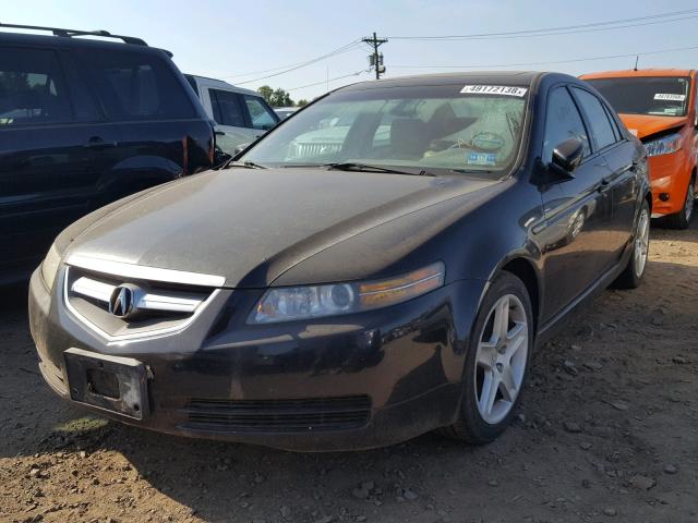 19UUA66264A037677 - 2004 ACURA TL BLACK photo 2