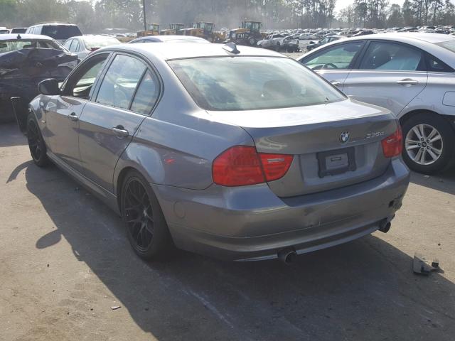 WBAPN7C56BF183644 - 2011 BMW 335 D GRAY photo 3