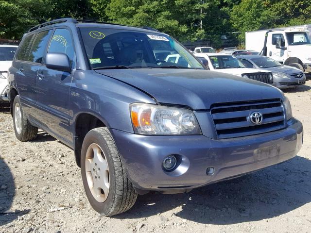 JTEEP21A850093891 - 2005 TOYOTA HIGHLANDER BLUE photo 1