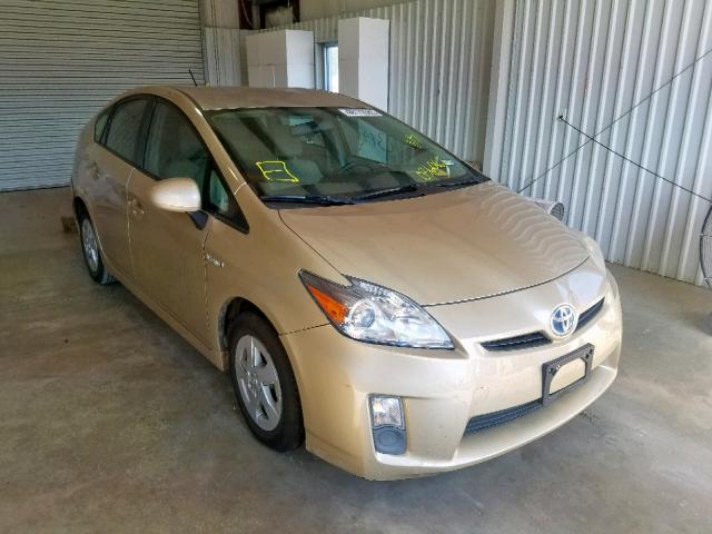 JTDKN3DU0A0036068 - 2010 TOYOTA PRIUS GOLD photo 1