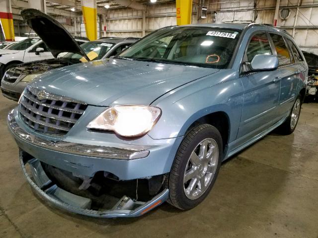 2A8GF78X78R632382 - 2008 CHRYSLER PACIFICA L TEAL photo 2