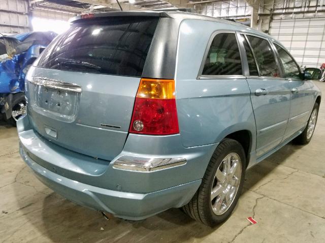 2A8GF78X78R632382 - 2008 CHRYSLER PACIFICA L TEAL photo 4
