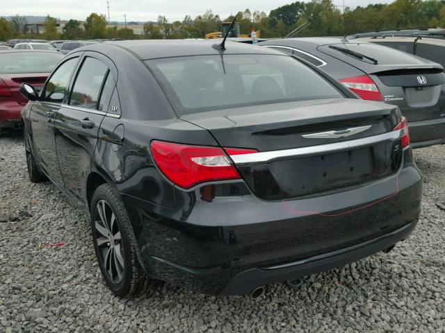 1C3CCBBG8DN716457 - 2013 CHRYSLER 200 TOURIN BLACK photo 3