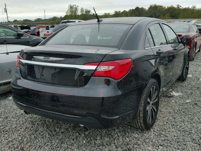 1C3CCBBG8DN716457 - 2013 CHRYSLER 200 TOURIN BLACK photo 4