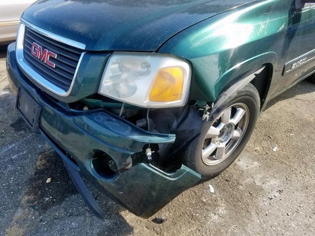 1GKDS13S152381405 - 2005 GMC ENVOY GREEN photo 9