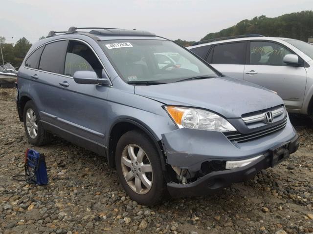 JHLRE48729C013168 - 2009 HONDA CR-V EXL BLUE photo 1