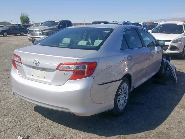 4T4BF1FK4CR244870 - 2012 TOYOTA CAMRY BASE SILVER photo 4