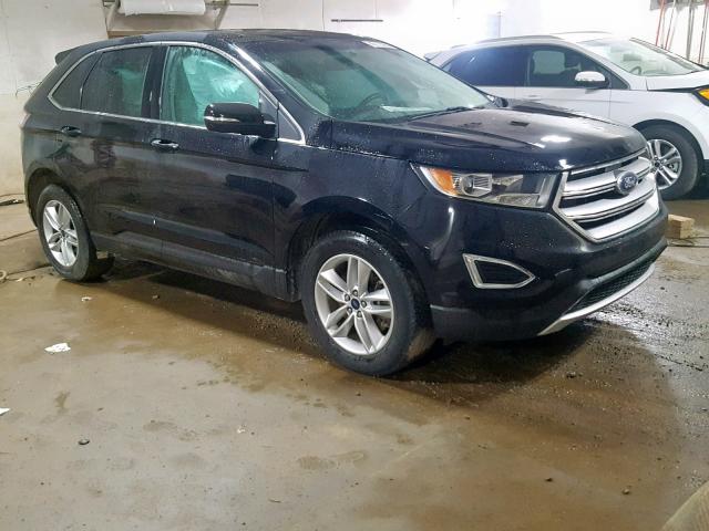 2FMPK4J90GBB31026 - 2016 FORD EDGE SEL BLACK photo 1