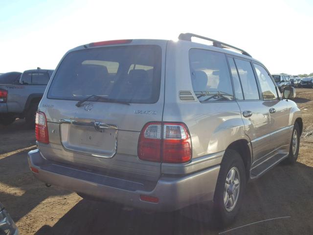 JT6HT00W7W0023886 - 1998 LEXUS LX 470 TAN photo 4