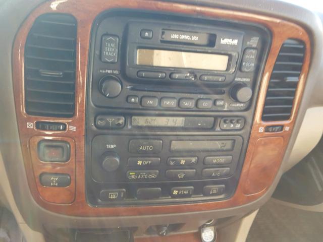 JT6HT00W7W0023886 - 1998 LEXUS LX 470 TAN photo 9