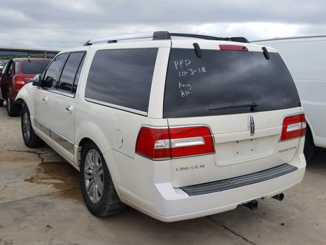 5LMFL27507LJ14614 - 2007 LINCOLN NAVIGATOR 白色 照片 3