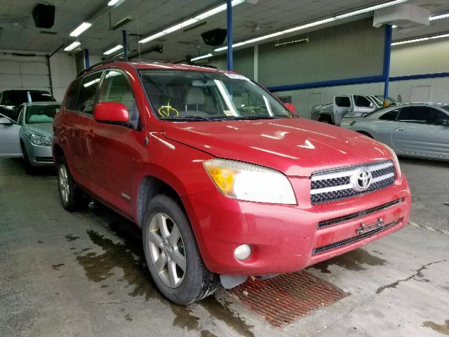 JTMBD31V775061870 - 2007 TOYOTA RAV4 LIMIT RED photo 1