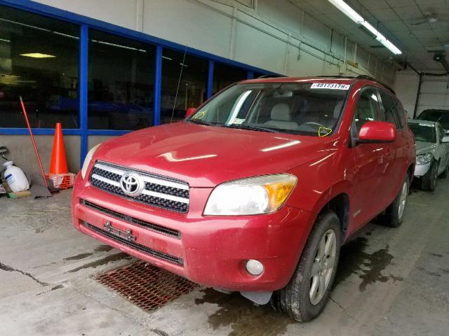 JTMBD31V775061870 - 2007 TOYOTA RAV4 LIMIT RED photo 2