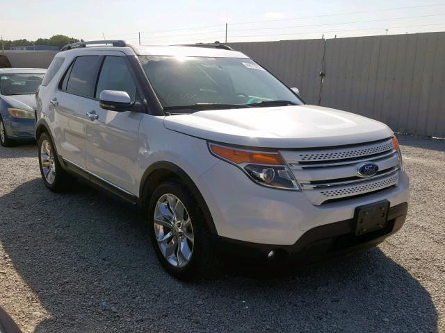 1FMHK8F83CGA27001 - 2012 FORD EXPLORER L WHITE photo 1