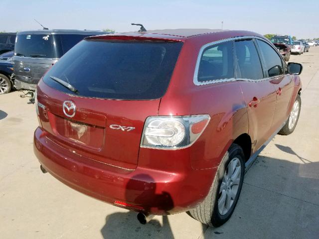 JM3ER293470130658 - 2007 MAZDA CX-7 RED photo 4