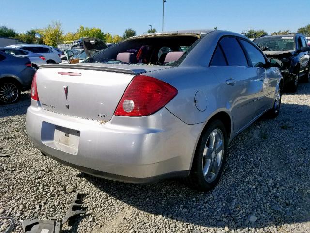 1G2ZH558764103417 - 2006 PONTIAC G6 GT SILVER photo 4