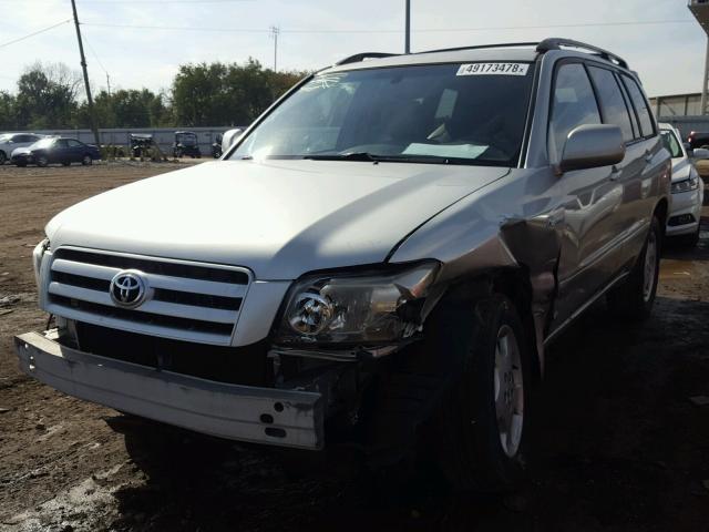 JTEEP21A150108683 - 2005 TOYOTA HIGHLANDER SILVER photo 2