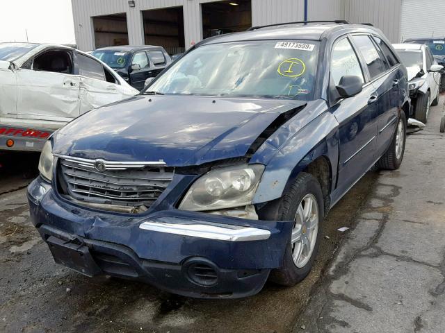 2C4GM68425R515401 - 2005 CHRYSLER PACIFICA T BLUE photo 2