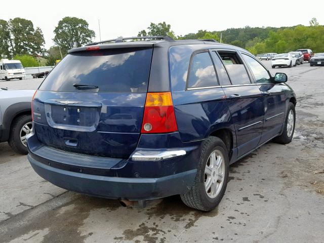 2C4GM68425R515401 - 2005 CHRYSLER PACIFICA T BLUE photo 4