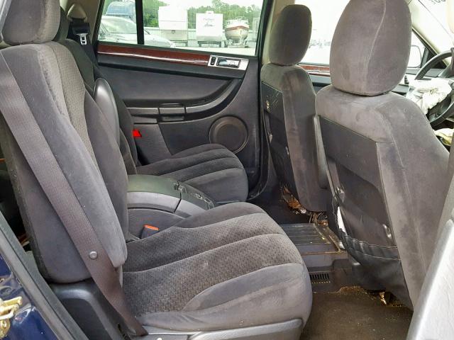 2C4GM68425R515401 - 2005 CHRYSLER PACIFICA T BLUE photo 6